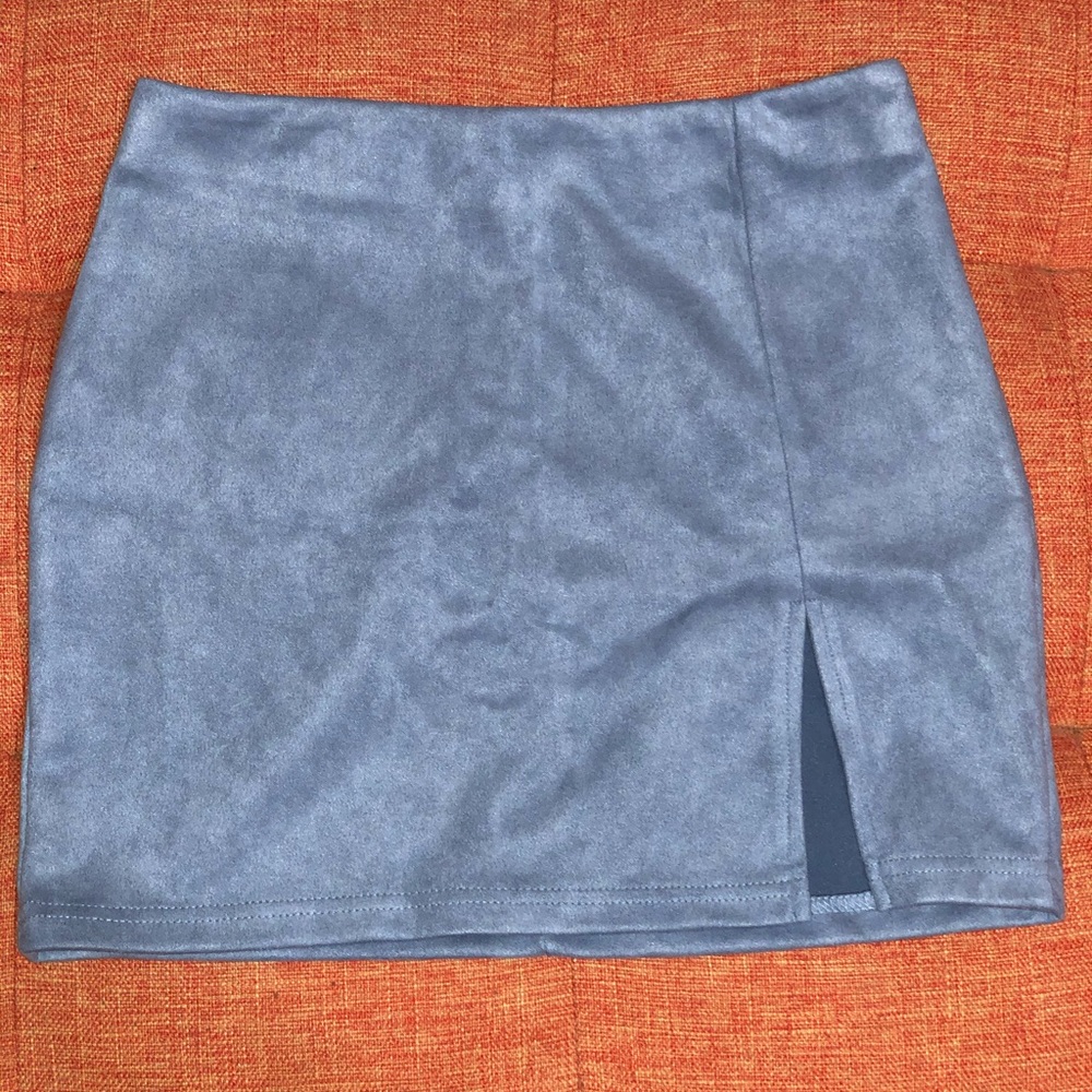 Velvet Mini Skirt